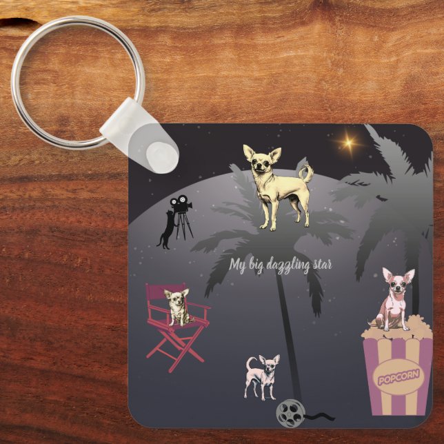 Llavero Gran estrella deslumbrante (Anverso)