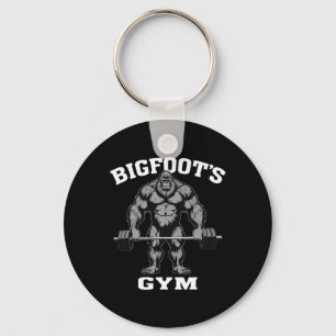 Llavero Gran Gimnasio Funny Sasquatch Bodybuilding Weightl