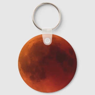 Llavero Gran Gráfico Lunar de Eclipse de Luna Roja