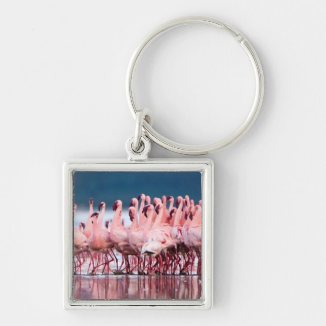 Llavero Gran Grupo De Flamencos Menores (Frente)