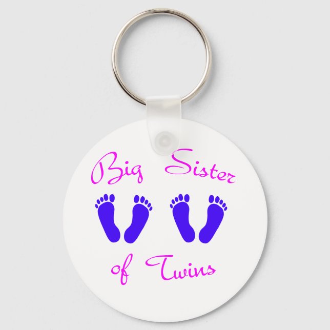 Llavero Gran hermana de gemelos (Anverso)
