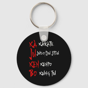 Llavero Gran Kajukenbo luchando contra Karate Judo Kenpo K