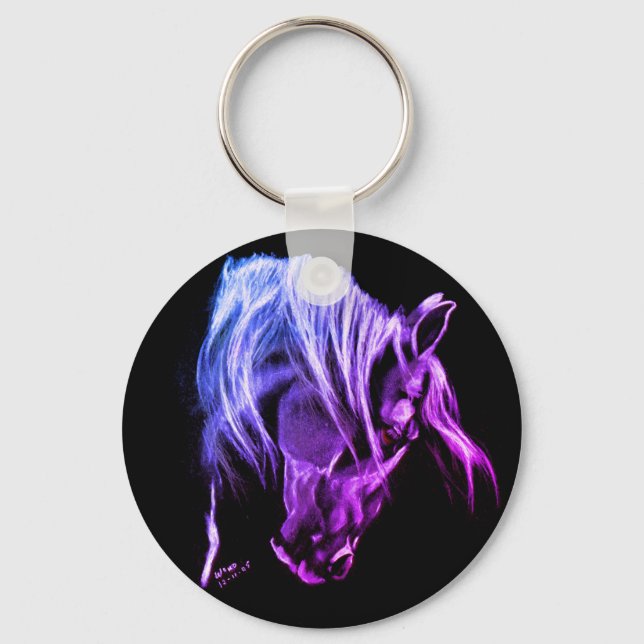 Llavero Gran keychain para el amante de los caballos. (Anverso)