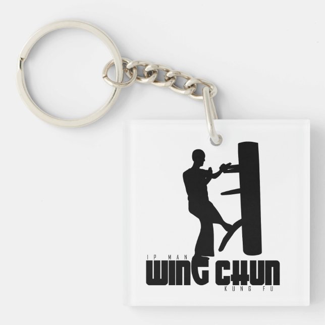 Llavero Gran Maestro - Ip Man "Wing Chun" Wooden Dummy (Frente)