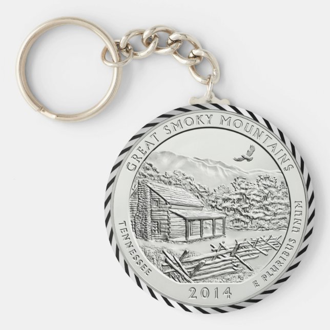 LLAVERO GRAN MONEDA DE MONTAÑA DE HUMOR