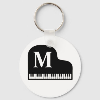 Llavero Gran monograma pianista personalizado
