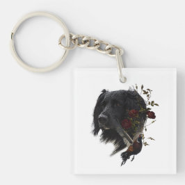 Llavero Gran Munsterlander con faisán