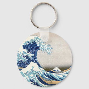 Llavero Gran ola de Bella Artes japonés Kanagawa Hokusai