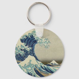 Llavero "Gran ola de Kanagawa" por Hokusai