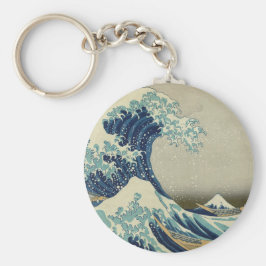 Llavero "Gran ola de Kanagawa" por Hokusai