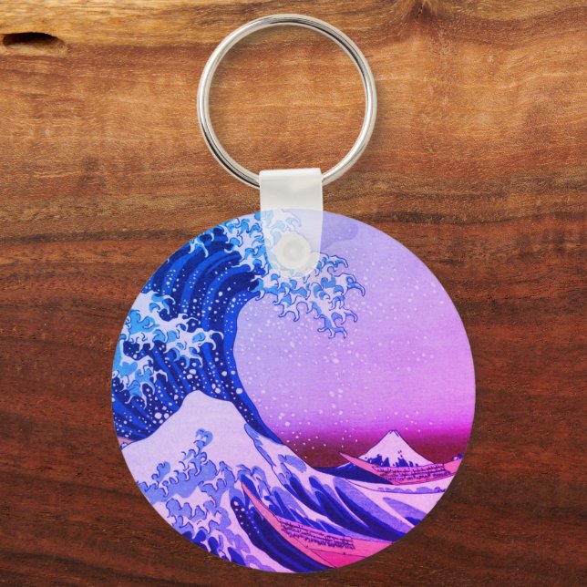 Llavero Gran ola de Kanagawa y arte japonés/Japón (Anverso)