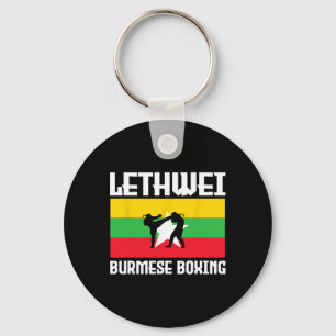 Llavero Gran Outfit de Lethwei Boxeo Birmano Patada Mma Ki