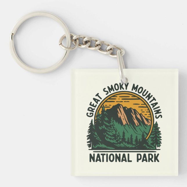 Llavero Gran Parque Nacional de Montañas Smoky (Frente)