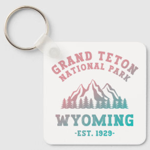 Llavero Gran Parque Nacional Teton Gradiente Wyoming USA