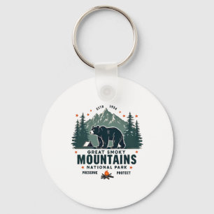 Llavero Gran Parque Smoky Mountains Oso Aventura Senderism