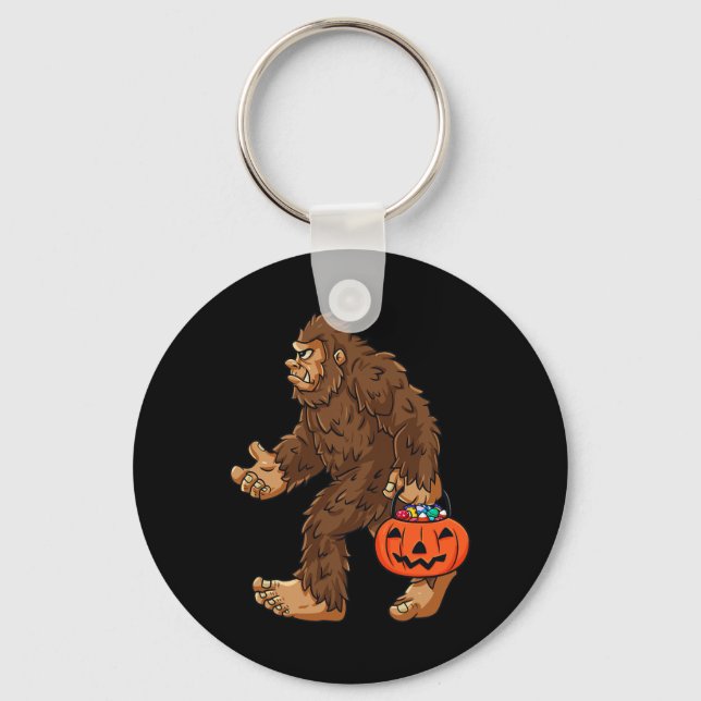 Llavero Gran pie Jack O Lantern Fun Halloween Niños Sas (Anverso)