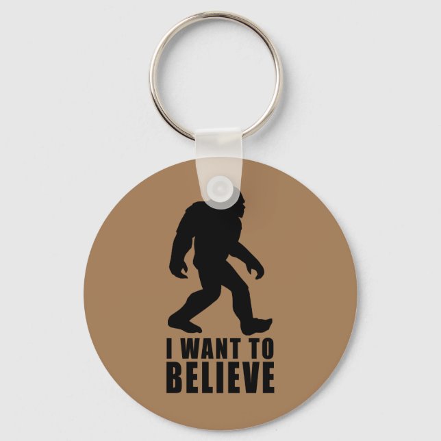 Llavero Gran pie que quiero creer en Keychain (Anverso)