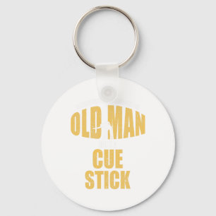 Llavero Gran Piscina Billiard Player Snooking Old Man Con