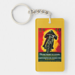 Llavero Gran Premio de Espana Vintage PosterEurope