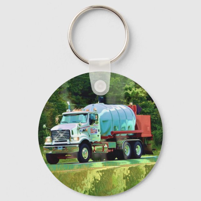 Llavero GRAN RIG FREIGHT TRUCK AMA EL Arte (Anverso)