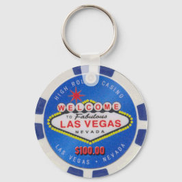 Llavero Gran Roller de Las Vegas $100.00 Keychain de Chip