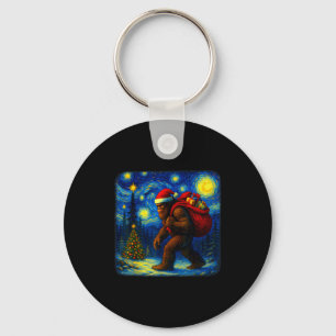 Llavero Gran Santa Navideño de Bigfoot Estrella Nocturna F