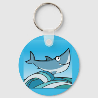 LLAVERO GRAN TIBURONES BLANCOS FELIZ PERSONALIZADO PESCADO
