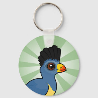 Llavero Gran Turaco Azul