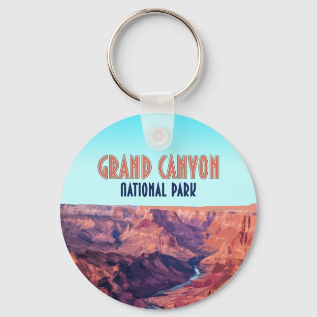 Llavero Grand Canyon National Park Arizona Vintage (Anverso)