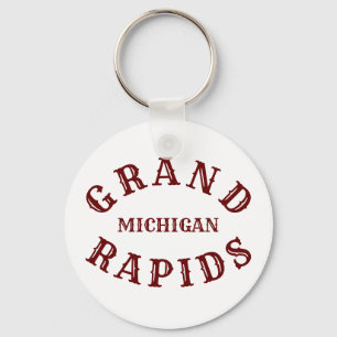 Llavero Grand Rapids, Michigan Keychain
