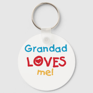 Llavero Grandad me ama camisetas y regalos