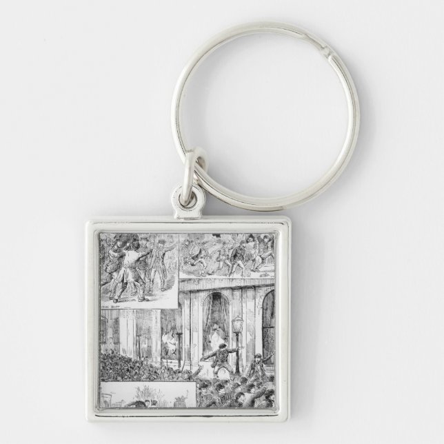 Llavero Grandes alborotos en Londres (Frente)