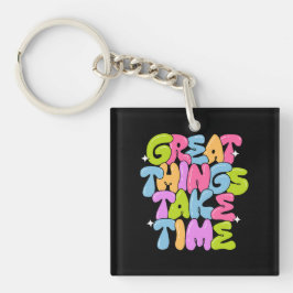 Llavero Grandes Cosas Que Llevan Tiempo En Camiseta