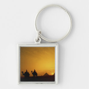 Llavero Grandes Pirámides de Giza, Egipto al atardecer