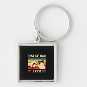 Llavero Grandfather Quotes   Best Cat Dad Ever