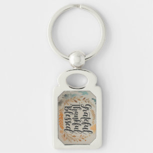 Llavero Grandioso, agradecido, bendito Rectangle Keychain