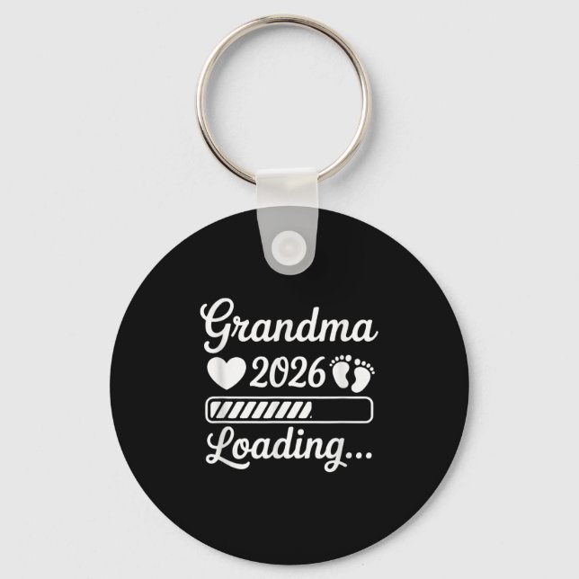 Llavero Grandma 2026 Loading Pregnancy Announcement New Gr (Anverso)