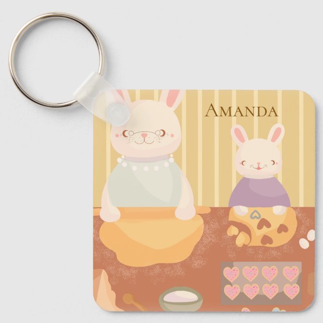 Llavero Grandma Baking Cookies (Anverso)