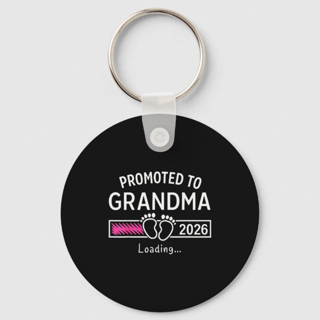 Llavero Grandma Est 2026 Promoted To Grandma New Grandma 2 (Anverso)