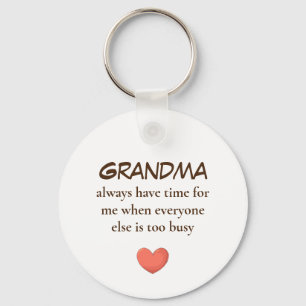Llavero Grandma Is Not to Busy  keychains