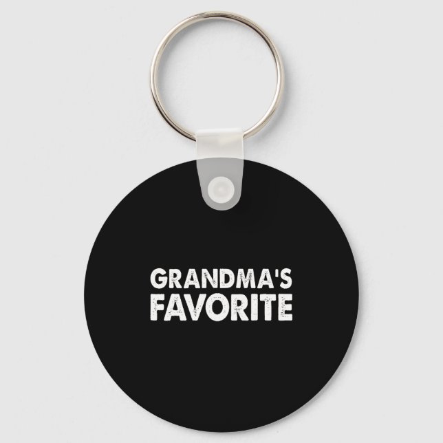 Llavero Grandma's Favorite Funny Grandparent Granhild Vint (Anverso)