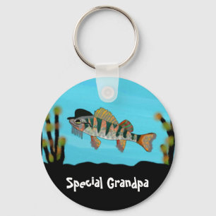 Llavero Grandpa Rocks keychain