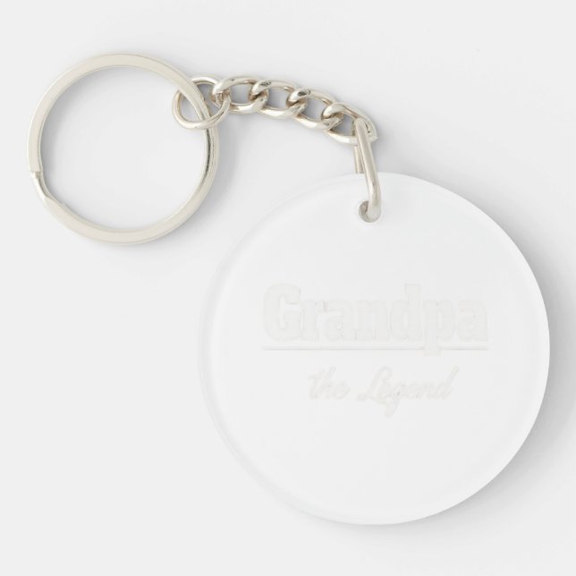 Llavero Grandpa the Legend Keychain – Custom Everyday Gift (Frente)