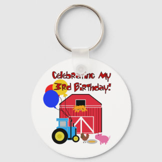 Llavero Granja 3 camisetas de cumpleaños y regalos