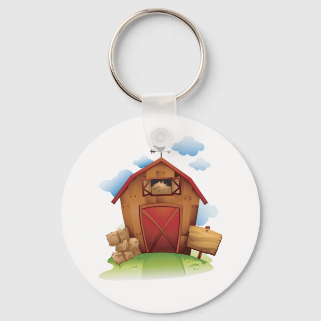 Llavero Granja campestre con veleta (Anverso)