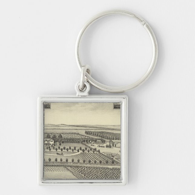 Llavero Granja de Berggren, Nebraska (Frente)