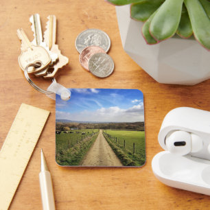 Llavero Granjas   Camino sucio por el campo inglés