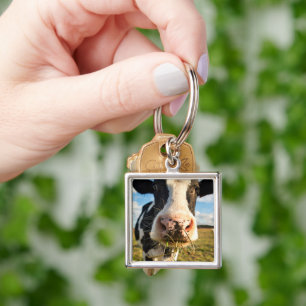 Llavero Granjas Mascado de vacas de Holstein