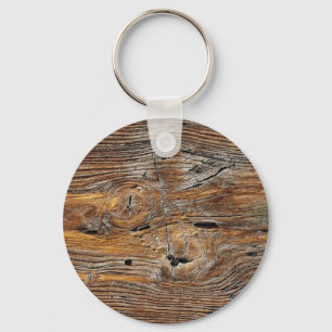 Llavero Grano de madera, hoja de la madera resistida