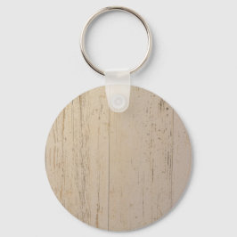 Llavero Grano de madera texturada lavado blanco